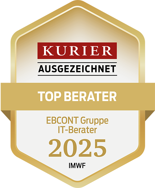 Vom Kurier ausgezeichnet: EBCONT Gruppe, IT-Bereater ist Top Berater 2026