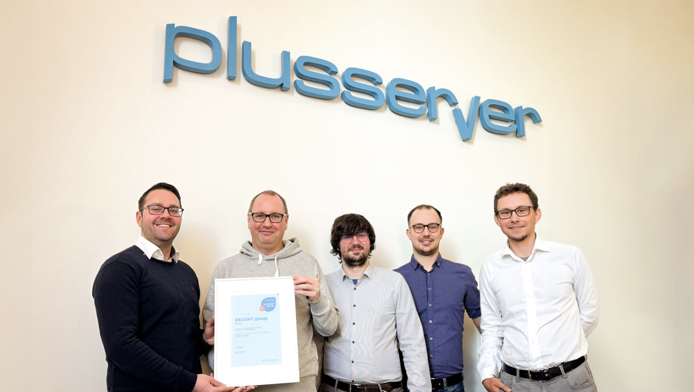 Deutscher Cloud-Provider plusserver neuer Partner von EBCONT